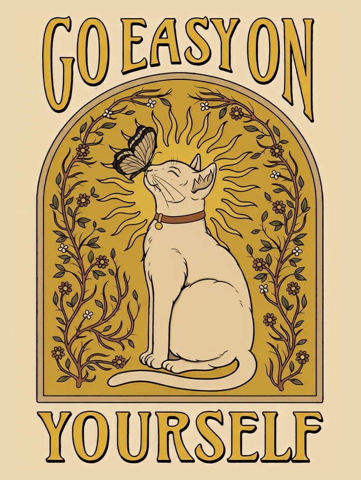 Go Easy on Yourself - Diamond Painting Kit